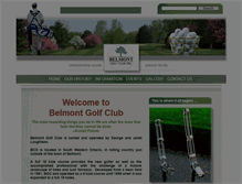 Tablet Screenshot of belmontgolfclub.com
